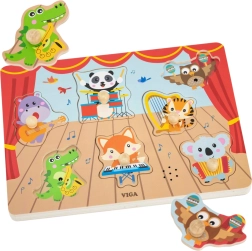 VIGA puzzle animales tocando