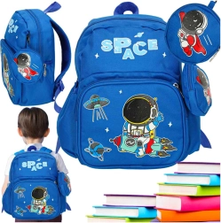 Mochila infantil de astronauta para preescolares 30x14x23 cm