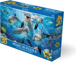Puzle 3D delfines 100 piezas (31 × 23 cm)