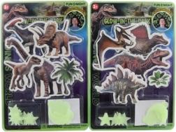 Dinosaurios adhesivos luminosos para la pared
