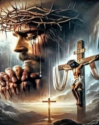 Norimpex pintura con diamantes Jesús – lamento en Viernes Santo 30 × 40 cm