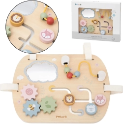 Tablero de actividades multifuncional de madera Viga PolarB