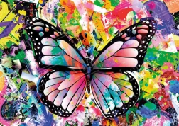 Puzzle de mariposa colorida de 1000 piezas