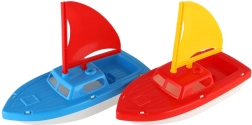 Velero de plástico para el agua para niños 12 × 21 cm, 2 colores