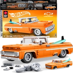 Set de construcción HOT WHEELS Elite Brick Shop Custom ’62 Chevrolet, 858 piezas