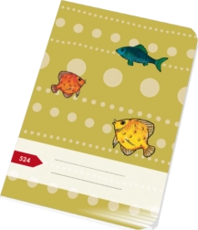 Cuaderno A5 20 hojas rayado PAPÍRNY BRNO Pececitos
