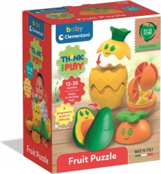 Clementoni Baby fruta apilable de plástico reciclado