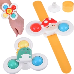 Fidget spinner colorido para niños