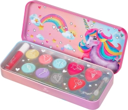 Souza! set de maquillaje infantil en estuche metálico – unicornio