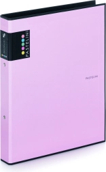 Archivador A4 PASTELINI violeta, laminado de 2 anillas