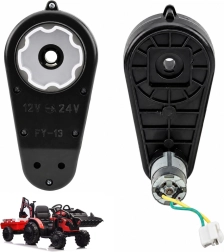 Motor con caja de cambios 24 V (RS550, 12 000 rpm) para vehículo eléctrico SX2068 - 1 pieza