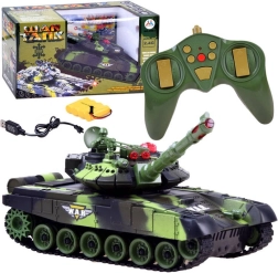 Tanque RC 2,4 GHz con modo de combate – Verde