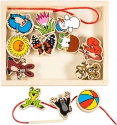 Detoa ensartado TOPITO – juego de enhebrado de madera