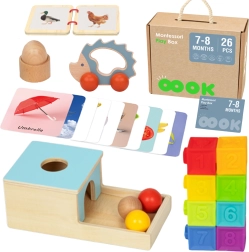 Caja Montessori XXL Tooky Toy para niños de 7-8 meses