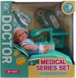 Juego de dentista con muñeca y accesorios