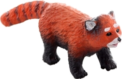 Figura de panda rojo de plástico