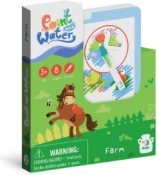 Pintura mágica con agua Granja - libro para colorear