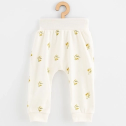 Pantalones infantiles de algodón orgánico New Baby Olivas 86 (12–18 meses)