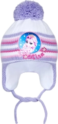 Gorro infantil de invierno New Baby Lisa morado