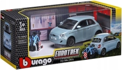 Bburago Fiat 500e Touring Eurotrek azul 1:24