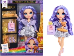 Rainbow High muñeca de moda en París Violet