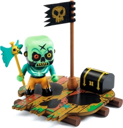 Djeco Arty Toys figura pirata con tesoro
