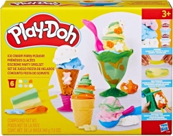 Play-Doh fiesta de helados – set creativo de heladería con plastilina