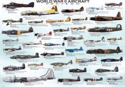 Puzzle Aviones de la Segunda Guerra Mundial 1000 Piezas