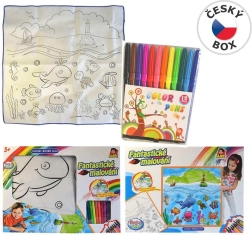MaDe dibujo mágico con rotuladores de colores