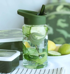 A Little Lovely Company botella infantil para beber – Cocodrilo