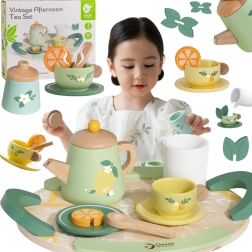 Juego de té de madera 14 piezas CLASSIC WORLD
