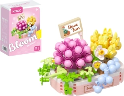 Mini kit de construcción KOCO Blessings of Succulents n.º 1, 249 piezas