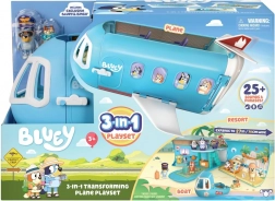 Bluey Avión 3 en 1 con 2 figuras