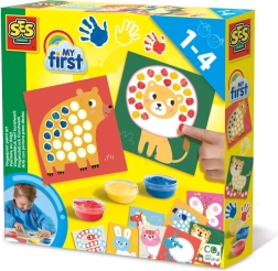 SES pinturas de dedos colorea tu animalito