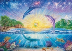 Puzzle de delfines de 1000 piezas