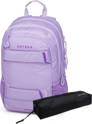Mochila escolar y estuche OXY SPORT Violet