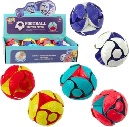 Pelota plegable que cambia de color 8 cm para lanzar y hacer malabares