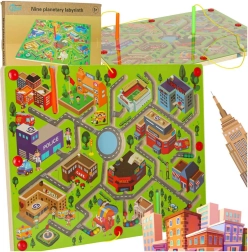 Juego magnético de madera Laberinto Gran Ciudad para dos jugadores