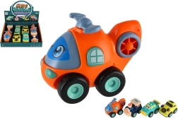 Vehículo de plástico a fricción para niños