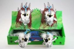 Llavero de búho de peluche