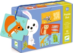 DJECO Puzzle Duo ¿Qué habrá hoy para comer?