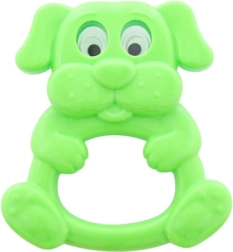 Sonajero perrito con ojos móviles 11 cm