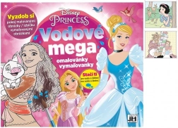 Mega libro para colorear con agua - Princesas Disney