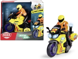 Motocicleta de rescate con conductor