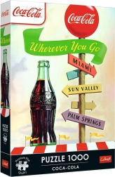 Puzzle 1000 Premium Plus – COCA-COLA Kamkoli apuntas