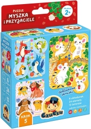 Puzzle ratoncito y amigos – primer juego y rompecabezas para niños