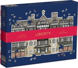 Puzle de doble cara Liberty London Tudor Building de 750 piezas