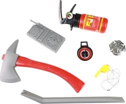 Juego de bombero para niños con accesorios