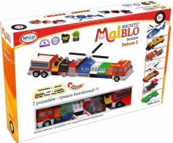 Construcción magnética MalBlo Deluxe – vehículos