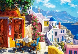 Puzzle Castorland Tarde junto al mar Egeo 1000 piezas